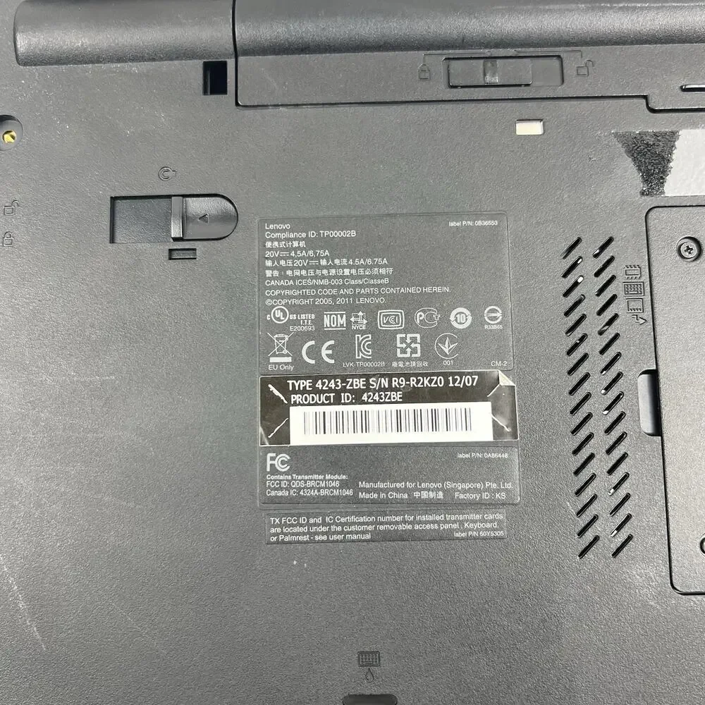 Lenovo ThinkPad T520 Intel i7-2640M 8GB 320GB HDD Linux Mint OS w/ Charger|ELP62